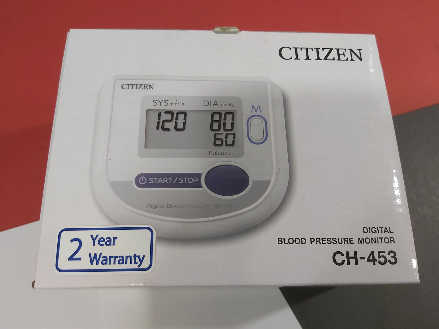 Citizen Digital Blood Pressure Monitoring Apparatus | BP Set with Pulse/Heart rate | CH-453