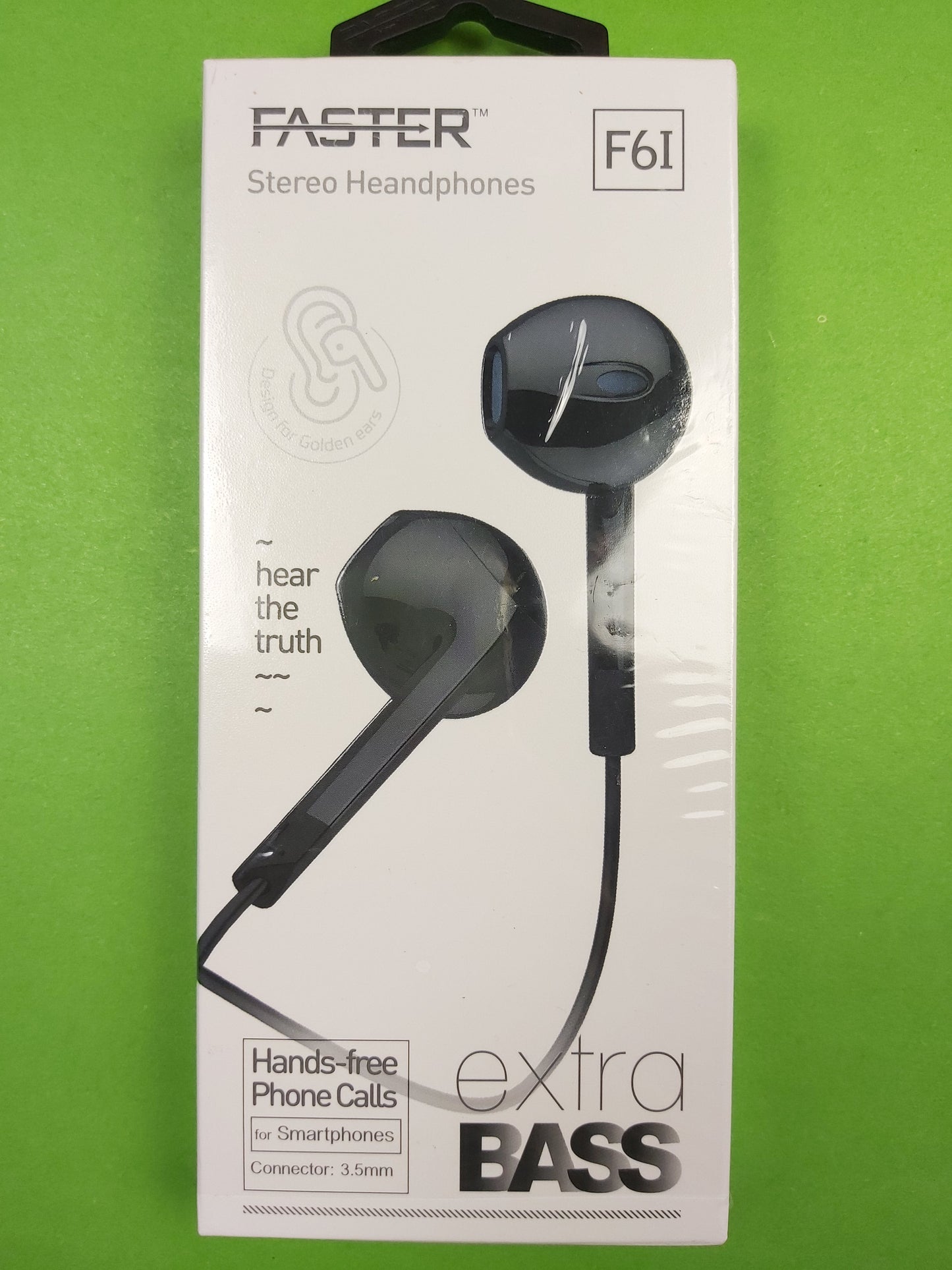 Faster F6i Durable Handsfree | 20mm Driver | Clear Sound