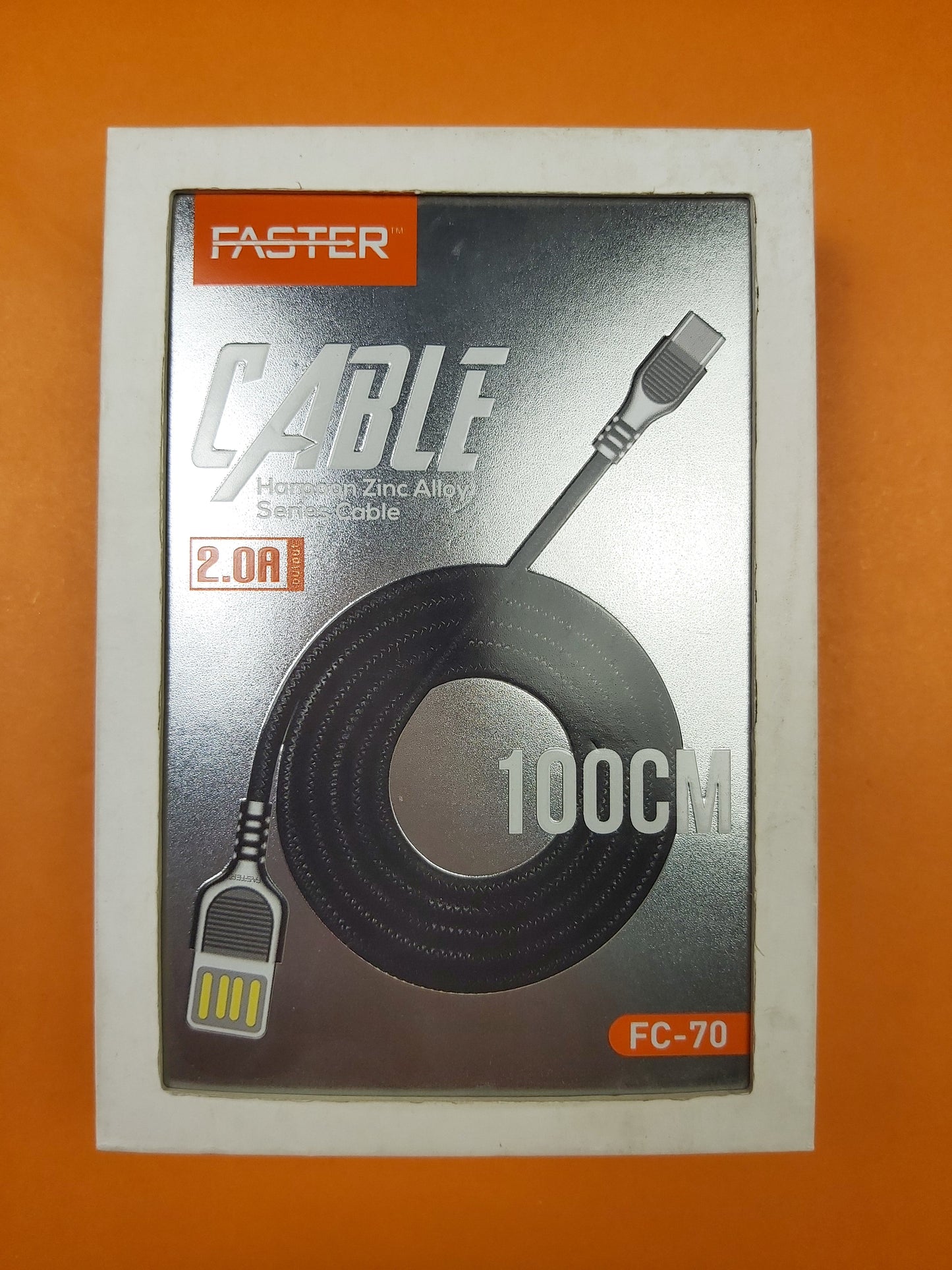 Faster Premium & Fast Data & Charging Cable | Micro/Lightening/Type-C | Super Durable |1 meter | FC-70