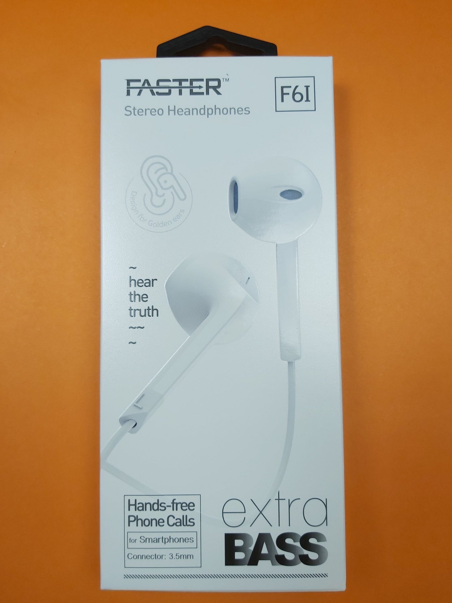 Faster F6i Durable Handsfree | 20mm Driver | Clear Sound