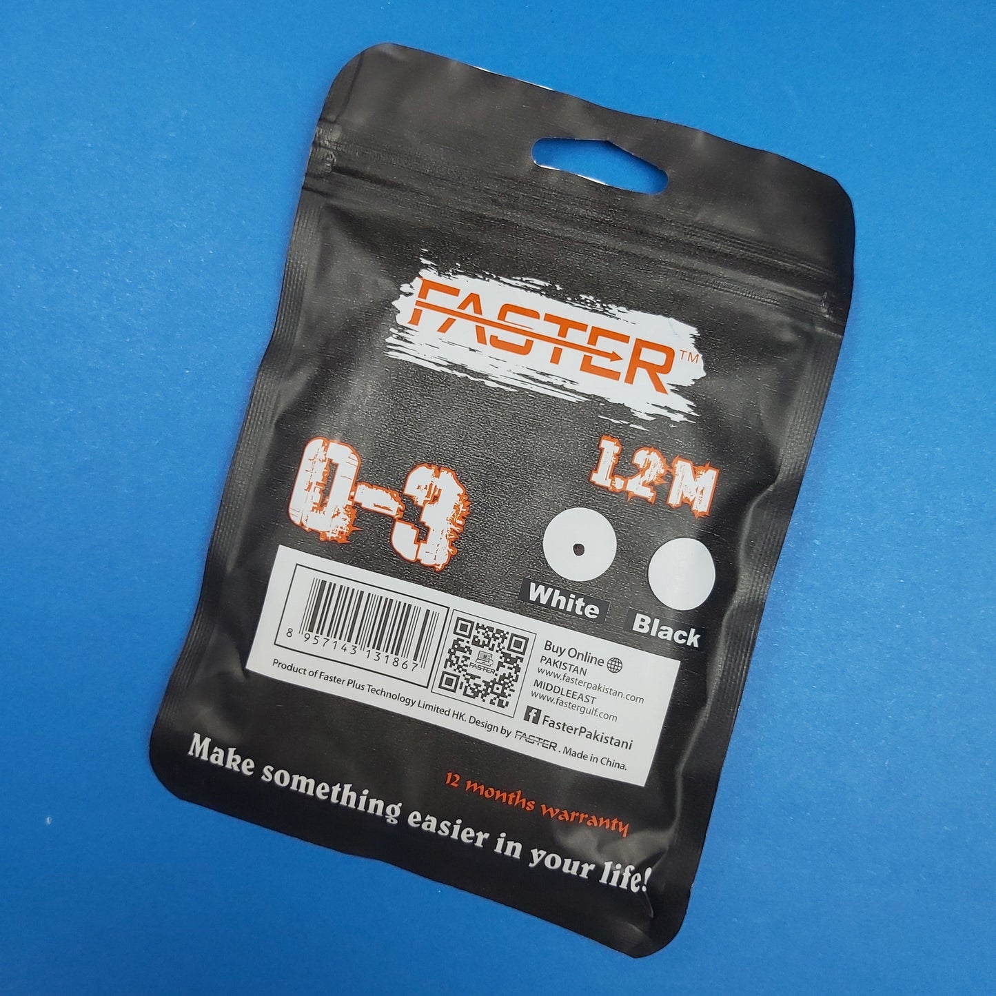 Faster Data & Charging Cable | LIGHTENING | Fast Charging | 2.4A | 1.2m | O3