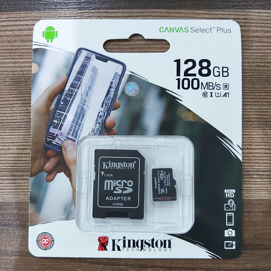 Kingston 128GB Micro SD Card | 100MB/s | Original