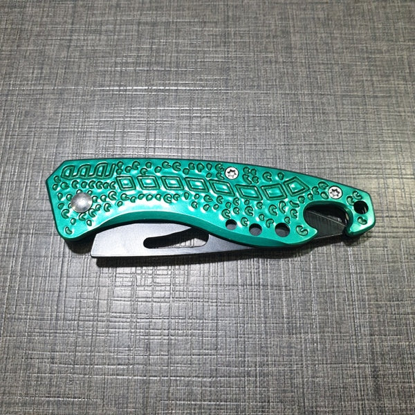 XuHang Mini Folding Knife Green | 2.5/6"