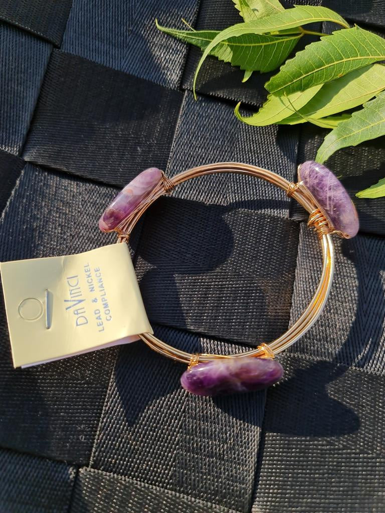 Purple Stone Bracelet