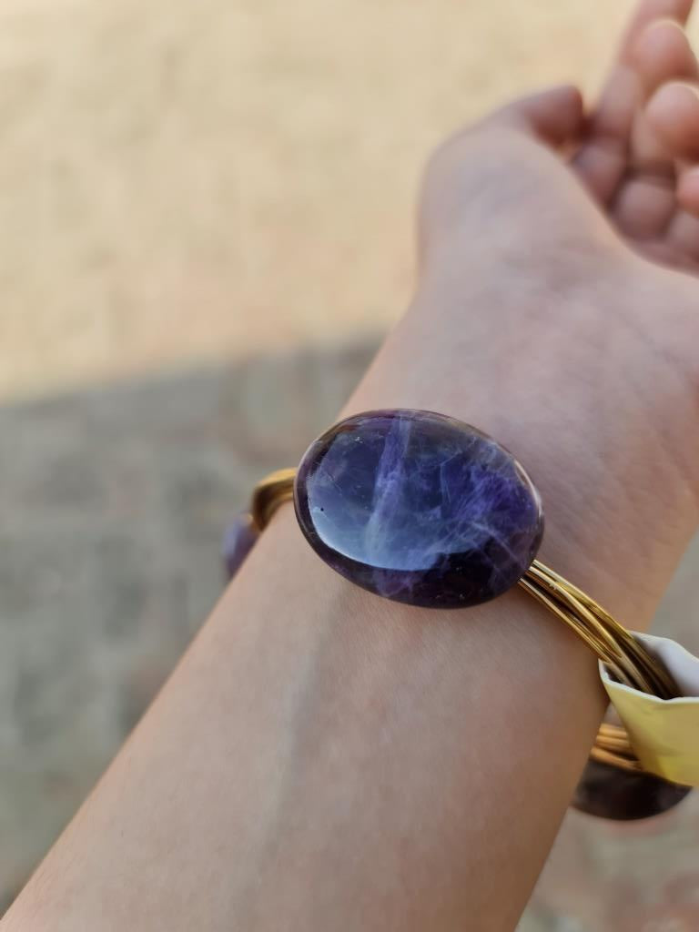 Purple Stone Bracelet