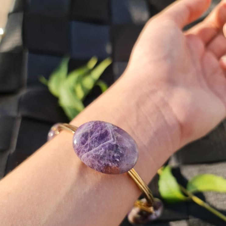 Purple Stone Bracelet