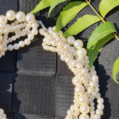 White Beaded Necklace