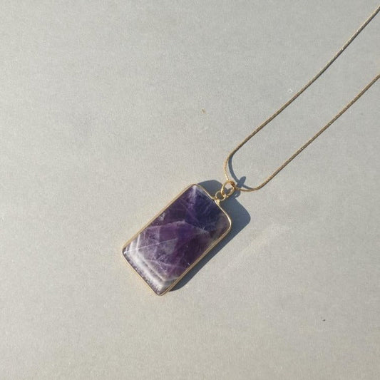 Crystal Pendant - Purple