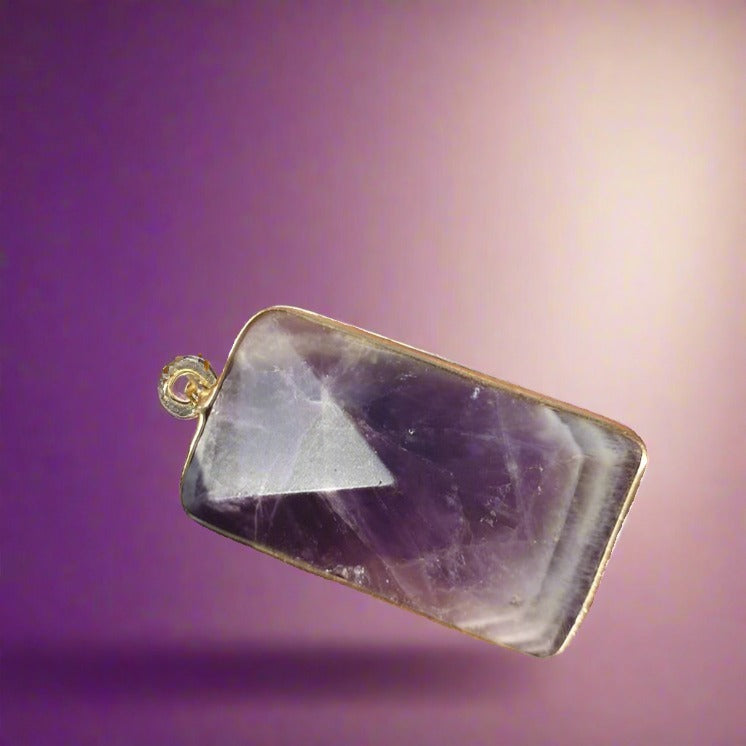 Crystal Pendant - Purple