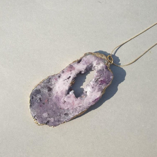 Purple Crystal Pendant