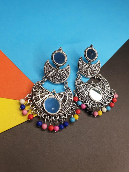 Fancy Multi Beaded Earrings