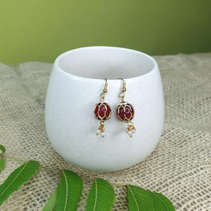 Traditional Bead Jhumki Earring