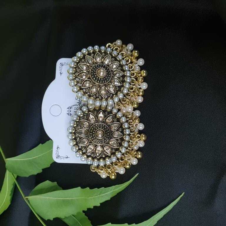 Traditional Fancy Golden Earrings