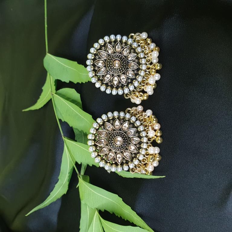 Traditional Fancy Golden Earrings