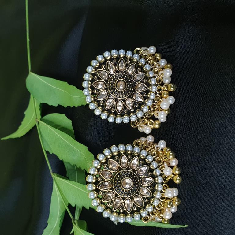 Traditional Fancy Golden Earrings