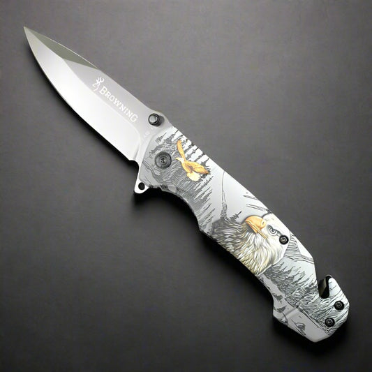 BROWNING Folding Knife | FA18-1 Eagle Print | 3.9/9"