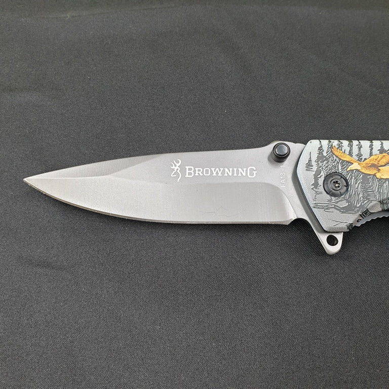 BROWNING Folding Knife | FA18-1 Eagle Print | 3.9/9"