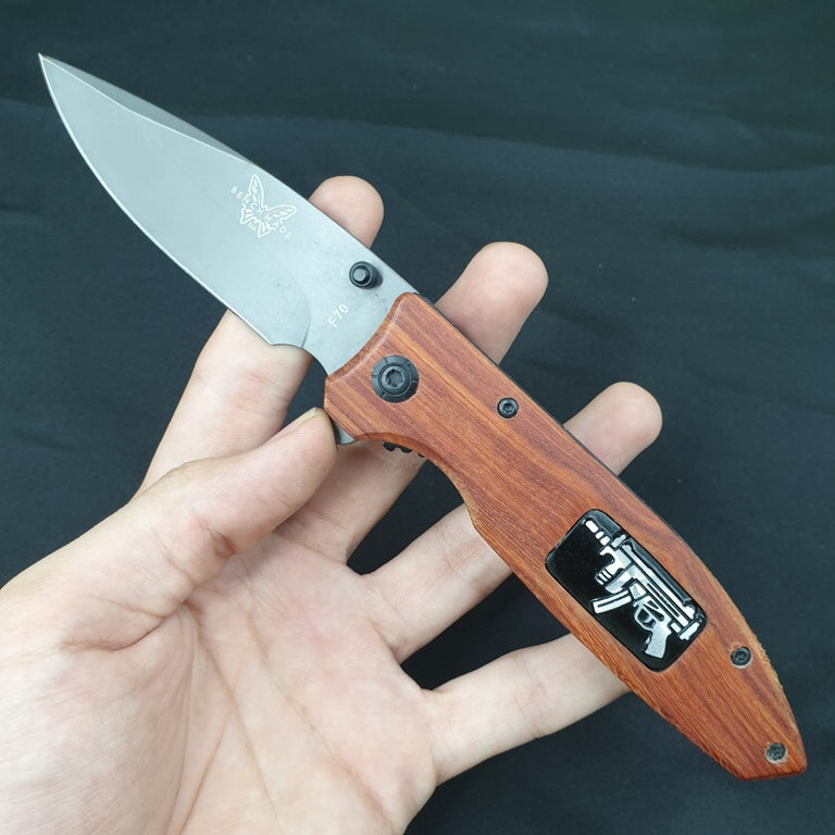 BENCHMADE Knife - F70 DeadPool Style Pocket Knife