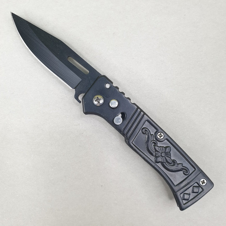 Mini Folding Knife with Safety Lock Button | Random Design