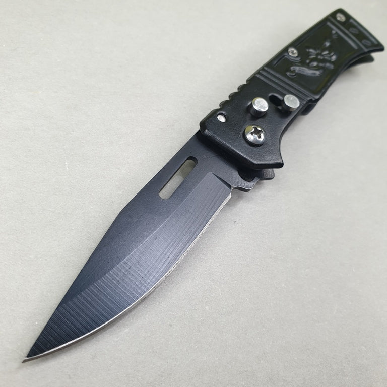 Mini Folding Knife with Safety Lock Button | Random Design