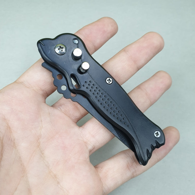 Mini Folding Knife with Safety Lock Button | Random Design