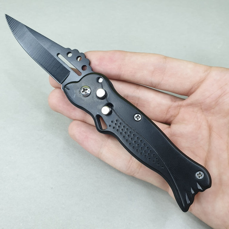 Mini Folding Knife with Safety Lock Button | Random Design