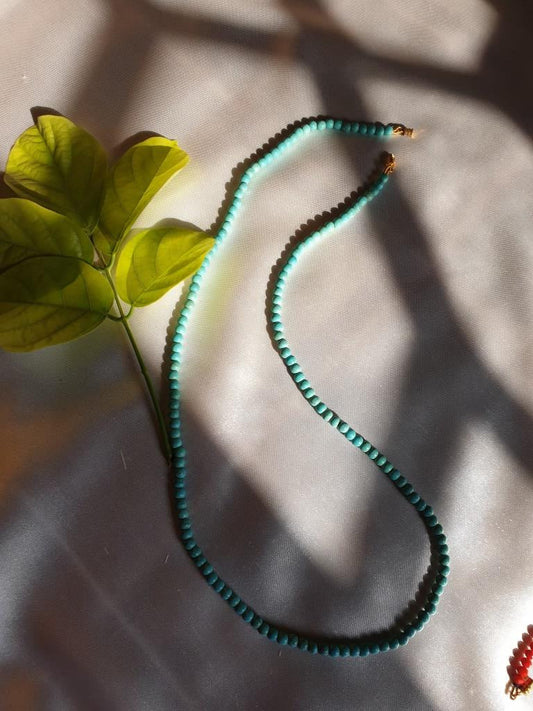 Turquoise beaded chain