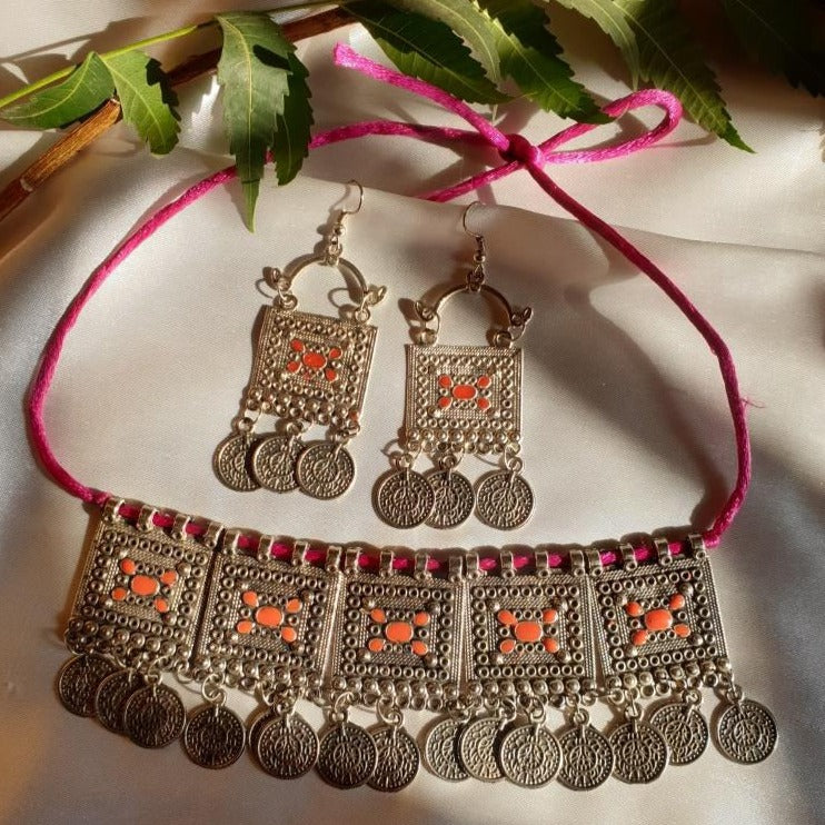 Traditional Afghani Necklace Set