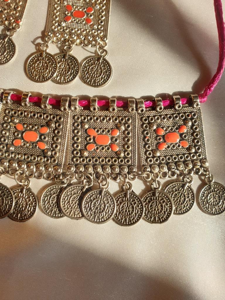 Traditional Afghani Necklace Set