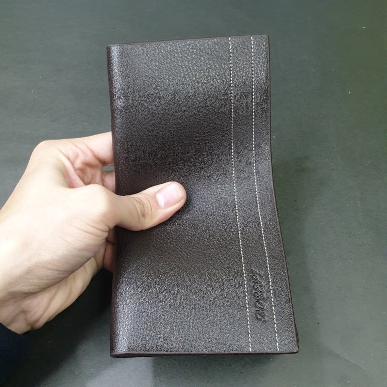 Leather Wallet BOGESI | Long | 13 Card Slots | Can Fit a Mobile Phone