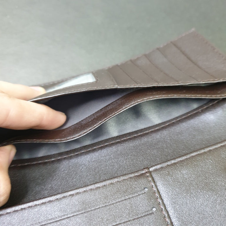 Leather Wallet BOGESI | Long | 13 Card Slots | Can Fit a Mobile Phone