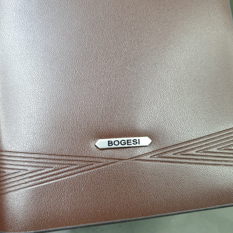 Leather Wallet BOGESI | Long | 6 Card Slots | Can Fit a Mobile Phone