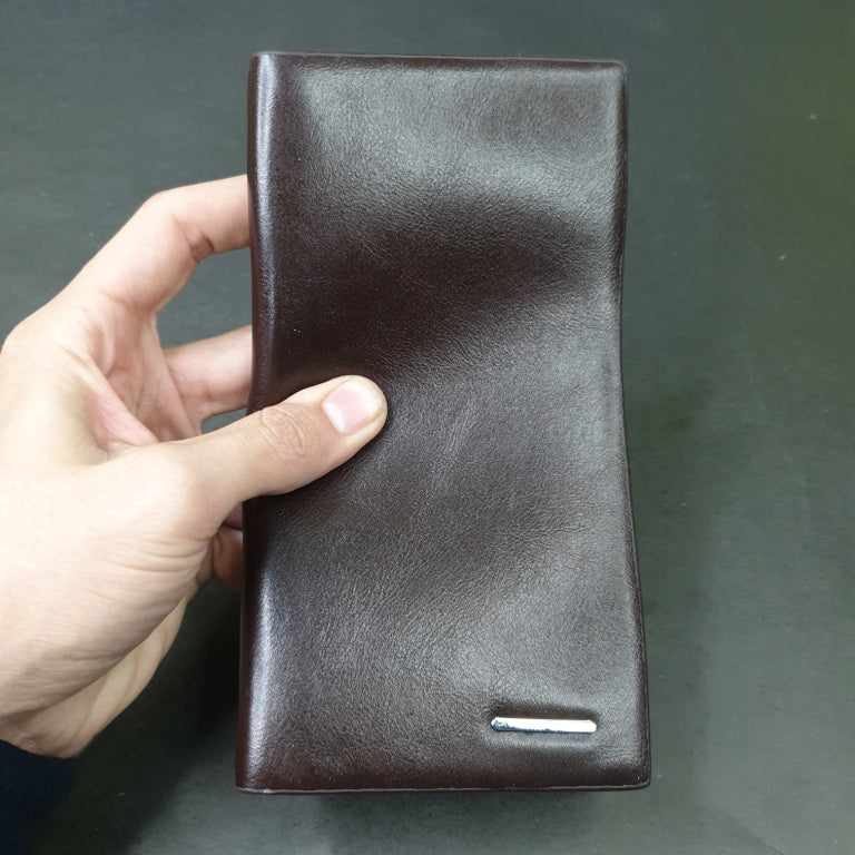 Leather Wallet BOGESI | Long | 6 Card Slots | Can Fit a Mobile Phone