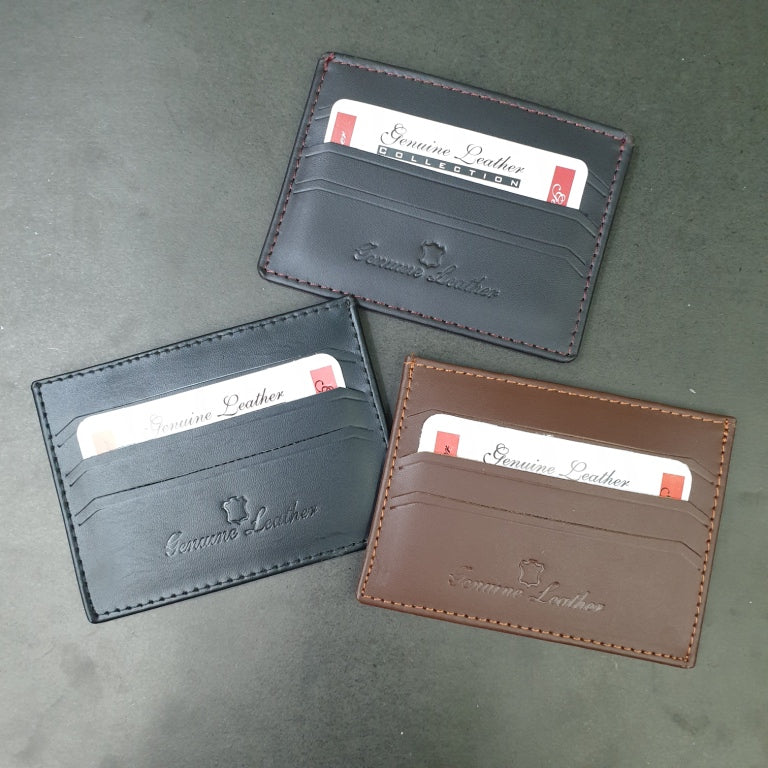 Mini Leather Wallet PK | Card Holder | 6 dedicated Card Slots | w/o window