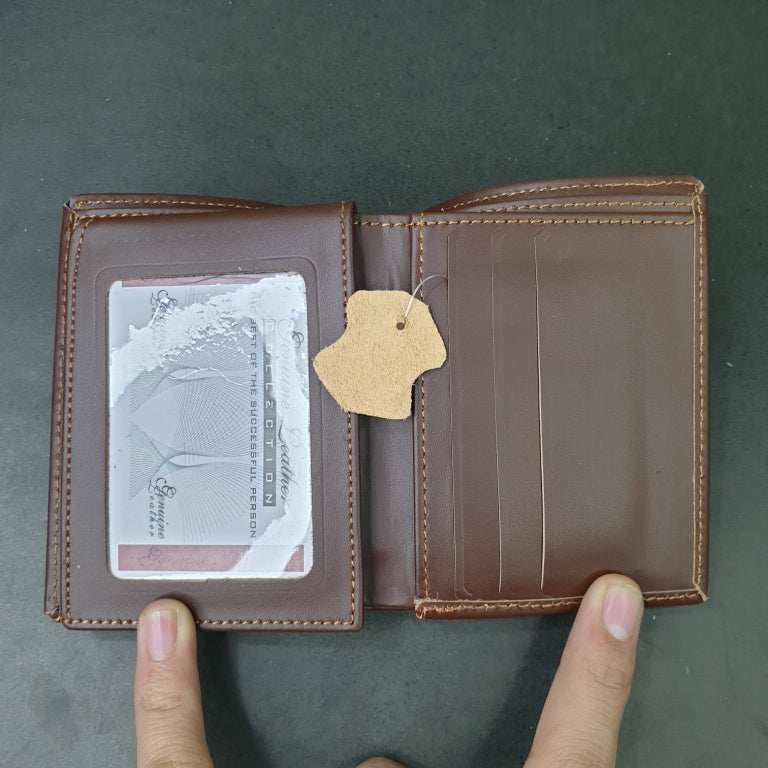 Leather Wallet PK | Book | 9 dedicated Card Slots