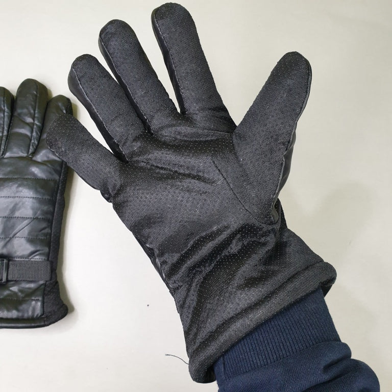 Winter Leather Gloves Full | Biking Friendly | Local Made in Sialkot, Pakistan