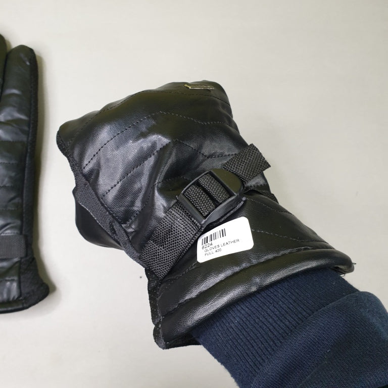 Winter Leather Gloves Full | Biking Friendly | Local Made in Sialkot, Pakistan