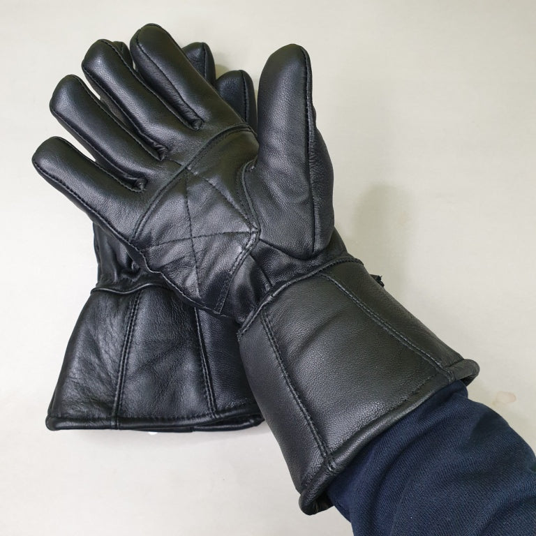 Winter Leather Gloves Full Long | Biking Friendly | Imported