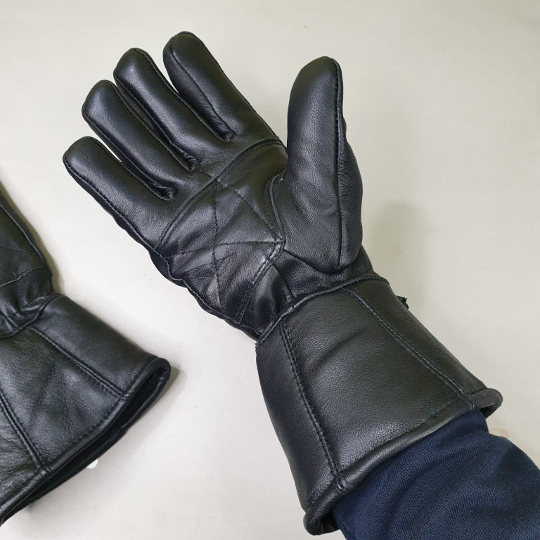 Winter Leather Gloves Full Long | Biking Friendly | Imported