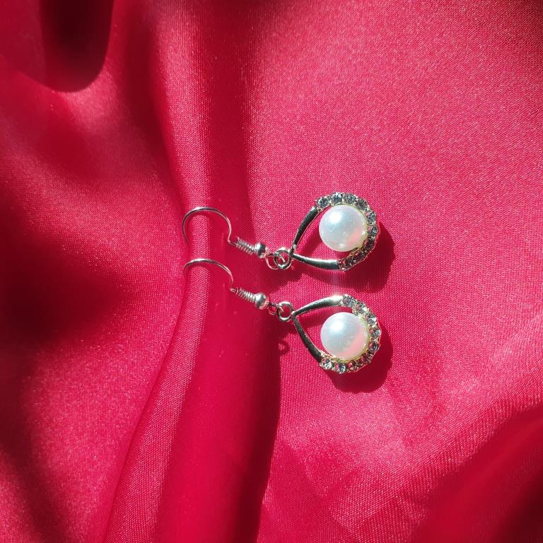 Pearl earrings