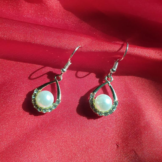 Pearl earrings