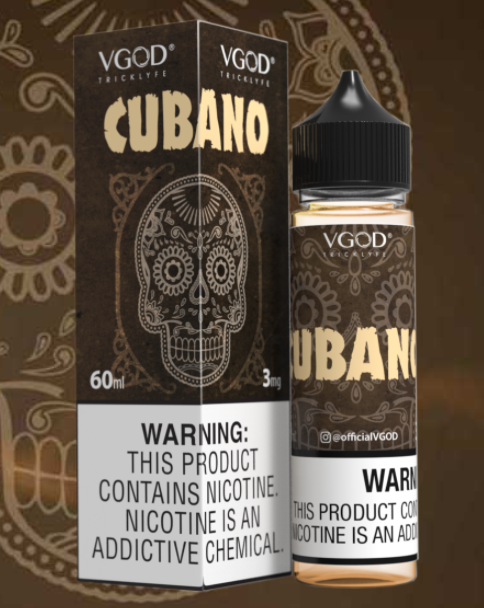 VGOD CUBANO Brown Flavor by SaltNicLabs | 60ml-0/3/6/12/18mg