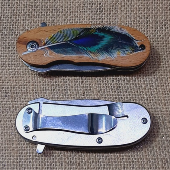 Mini Folding Knife Jeep DA143 | 2.2"/5.7" | Quick Release + Pocket Clip