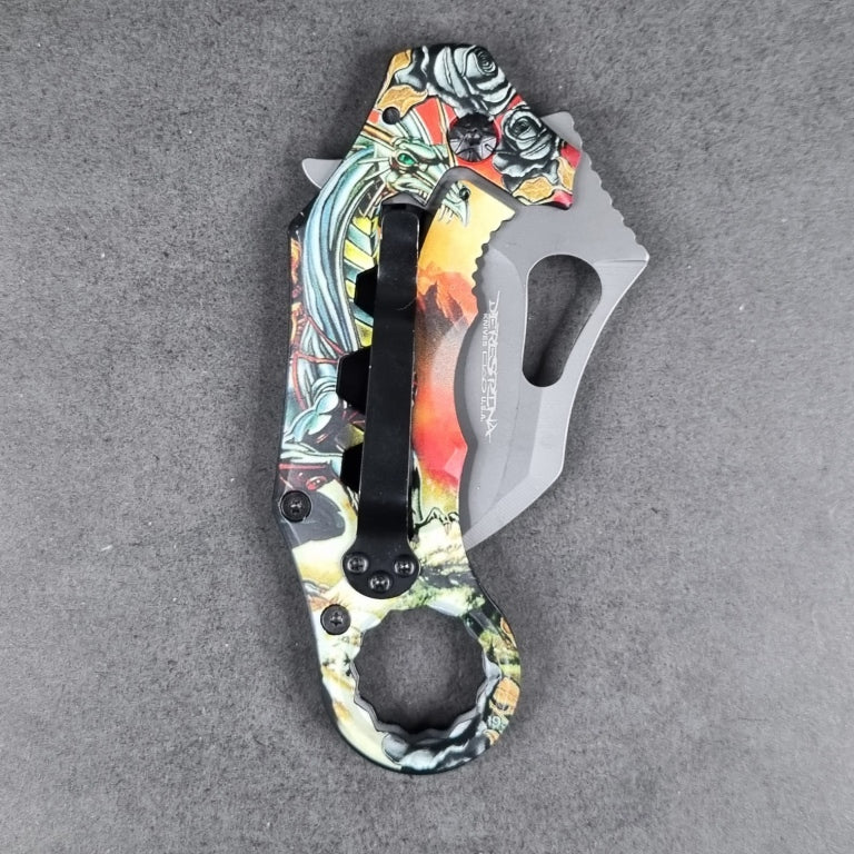 Folding Karambit Knife - DERESPINA X73