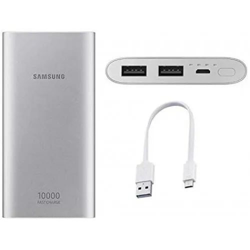 Samsung Adaptive Fast Charging 15W 10,000mAh Dual Port Micro input Power Bank
