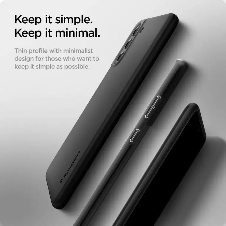 Spigen Thin Fit Cover for Samsung Galaxy S21 - Black