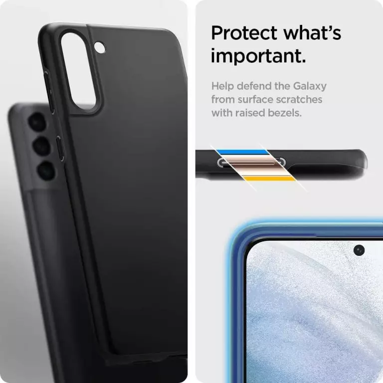 Spigen Thin Fit Cover for Samsung Galaxy S21 - Black