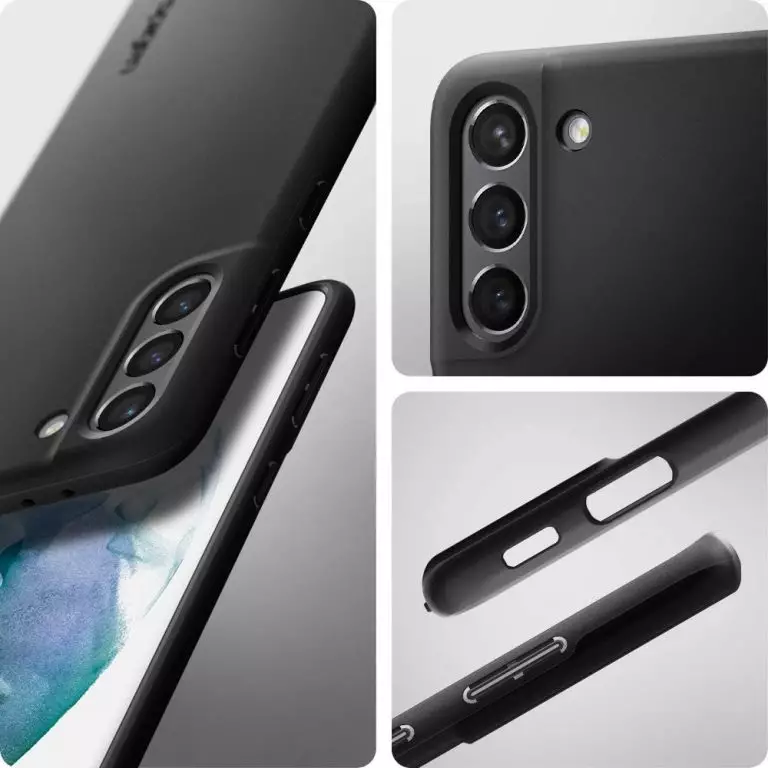 Spigen Thin Fit Cover for Samsung Galaxy S21 - Black