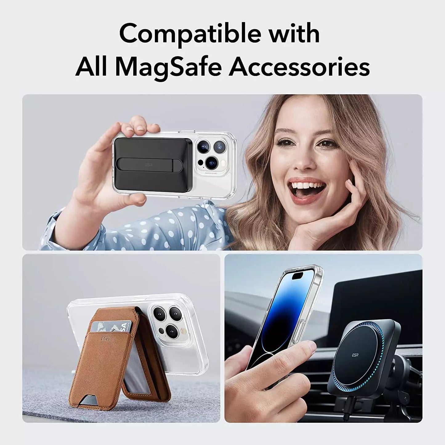 CLEARANCE SALE - ESR Classic MagSafe HaloLock Clear Cover for Iphone 14 Pro