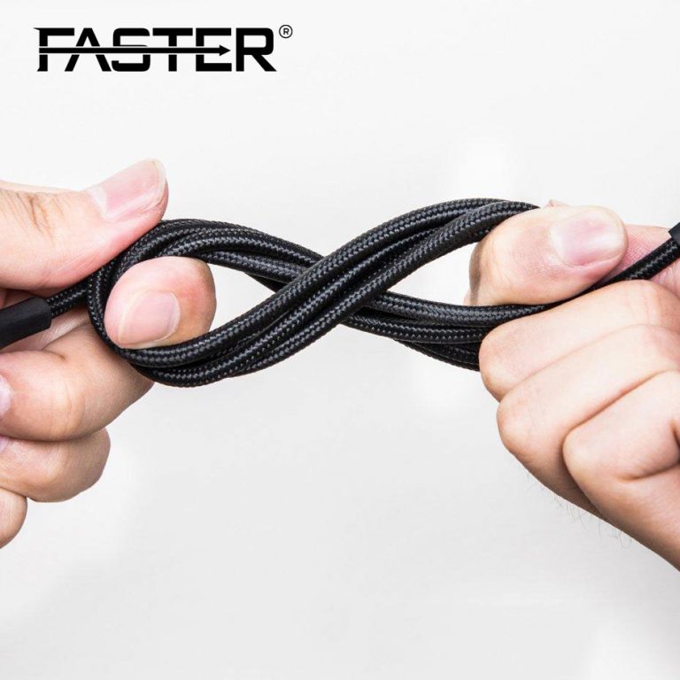 Faster 100W Type-C to Type-C Fabric Braided PD Cable | Supports Super Fast Charging 2.0 & much more